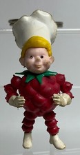 Portachiavi vintage Flipje uomo pomodoro figura rossa danese chef