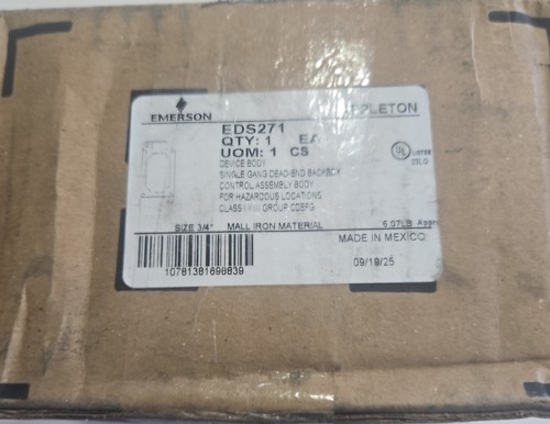 Appleton electric eds271 - appleton,