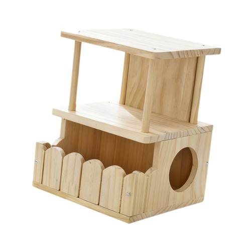 Casetta legno per cincillà - casetta,