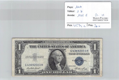 Banconota usa dollaro 1935 - usa,