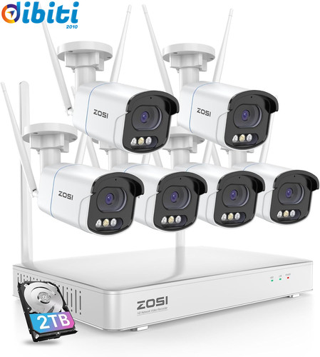 4mp kit videosorveglianza wifi - 4mp,