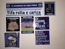Adesivi ultras Spal Curva Ovest, no sciarpa vintage anni 80