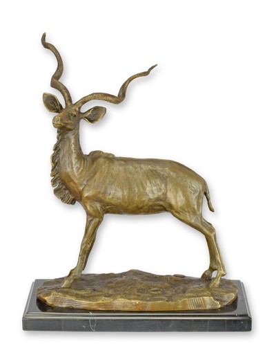 Scultura bronzo un kudu - in,