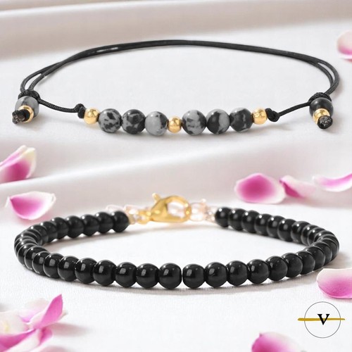 Coppia bracciali donna pietre - bracciali,