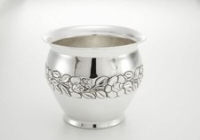 Portavaso rose argentato