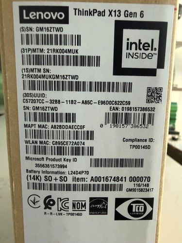 Lenovo thinkpad x13 gen - lenovo,