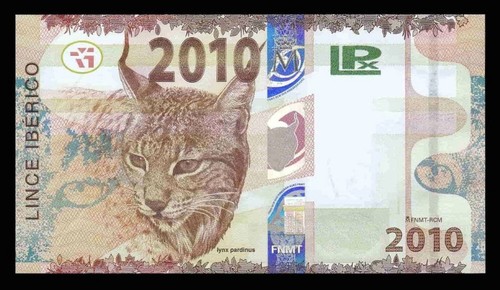 Billete prueba lince ibérico - billete,