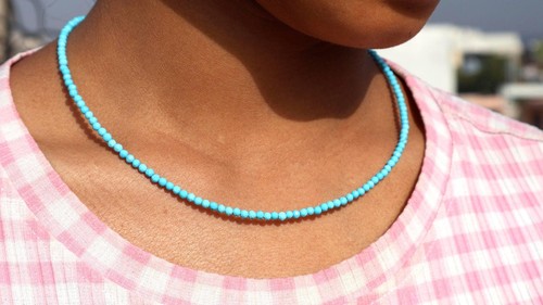 Collana girocollo perle - , pietre