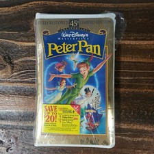 Peter Pan Vhs New Sealed 45th