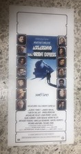 Locandina Cinema Originale Assassinio Sull Orient Express Di Agatha Christie