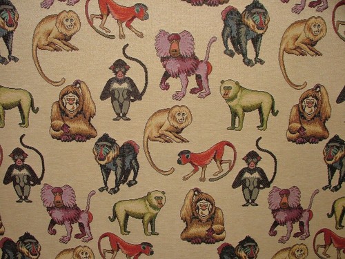 Scimmie arazzo animale - scimmie, "arazzo