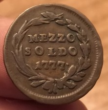 Moneta Mezzo Soldo 1777, Maria Teresa Imperatrice, Non Comune, Rif. 6796
