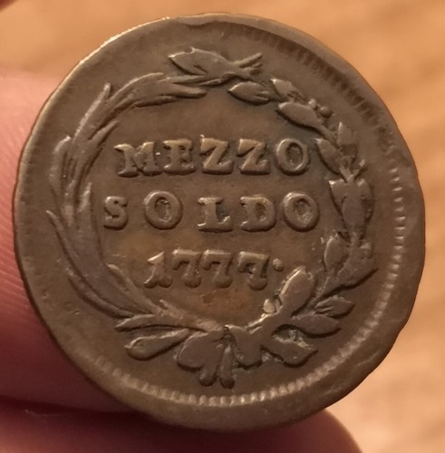 Moneta mezzo soldo 1777 - moneta,