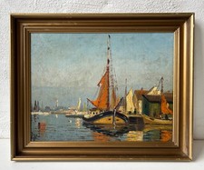 Quadro marittimo vintage porto - quadro,