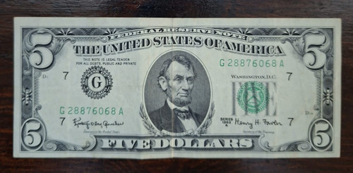 Banconota originale dollari - banconota,