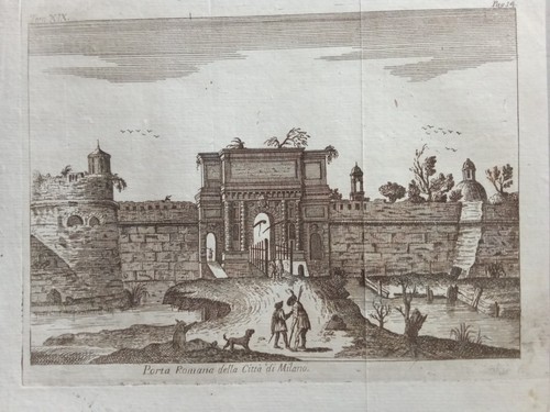 Milano antica porta romana - milano,