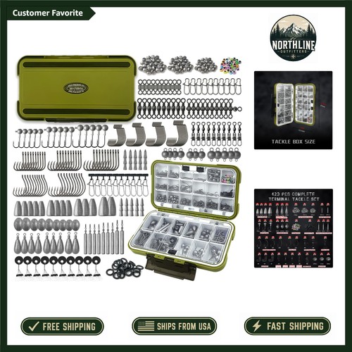 Fishing essentials kit - kit:, 423pcs
