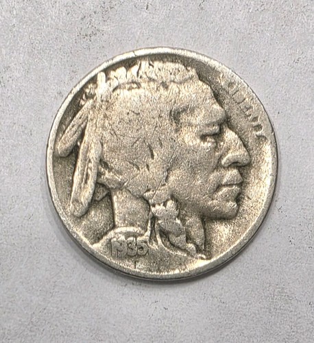 1935 buffalo nichel giri - d/d,