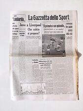 GAZZETTA DELLO SPORT 12 OTTOBRE 1965 LIVERPOOL-JUVENTUS - MILAN INTER-CHELSEA
