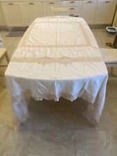 Tovaglia/ Coperta con pizzo Rinascimento Con Spighetta 240× 220 cm