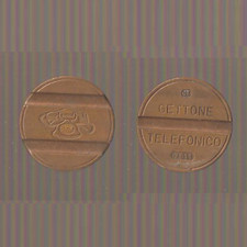 MONETA GETTONE TELEFONICO NUMERAZIONE 7811 SERIE UT GESTORE TELEFONIA ITALIA