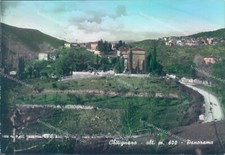 z259 cartolina chitignano panorama provincia di arezzo