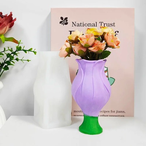 Vaso tulipano stampo silicone - tulipano,