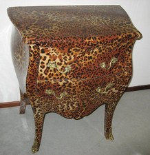 Comò / Mobiletto leopardato