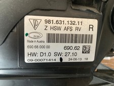 Faro Anteriore Porsche Boxster 981.631.132.11 DX