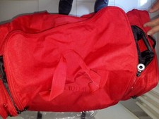 Borsa sportiva borsone bagaglio a mano e tracolla ZAINO da VIAGGIO - ROSSO