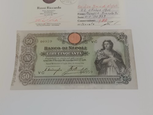 Lire banco napoli - 50, di