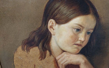 BEL DIPINTO  'RITRATTO DI RAGAZZA' MILANO-VENEZIA-ROMA-BOLOGNA