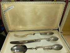Posate Antiche In Argento 800