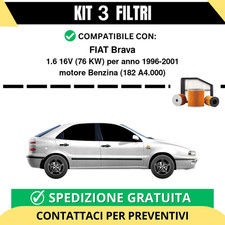 Kit 3 Filtri Tagliando per