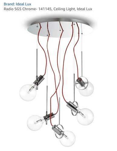 Ideal lux radio - lux, chrome