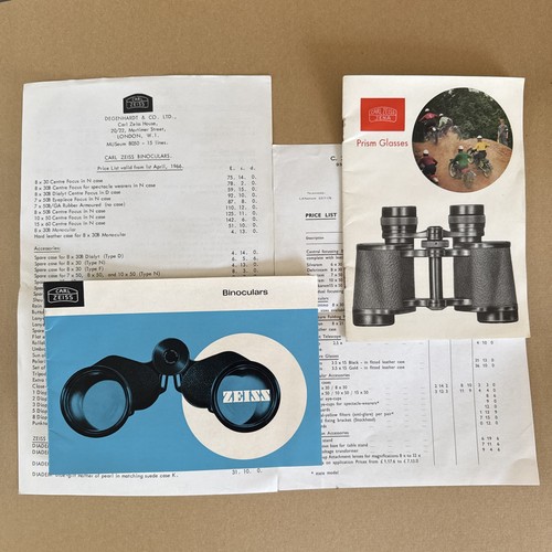 Brochure binocolo carl zeiss - binocolo,