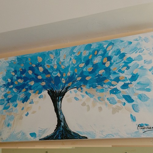 Dipinto tela albero - dipinto,