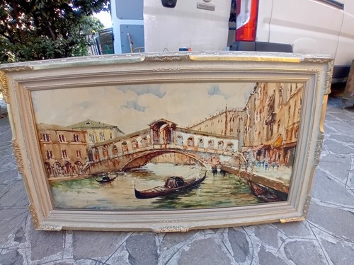 Quadro venezia tela dipinta - quadro, venezia-