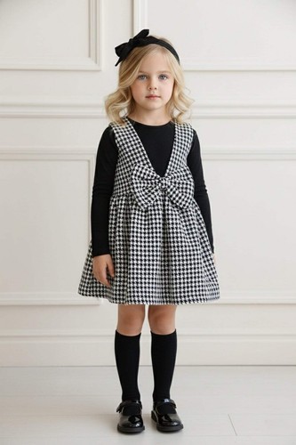 Kleid mit hahnentritt - kleid,