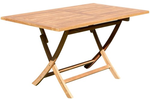 Tavolo pieghevole vero teak - in,