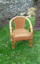 Sedia Poltrona Vimini da Giardino