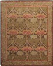 Tappeto moderno colore verde