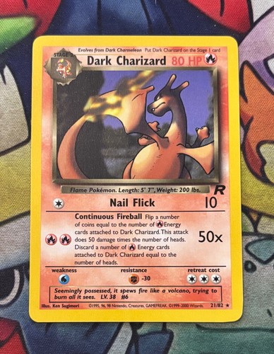 Pokemon dark charizard 82 - charizard, 21/82