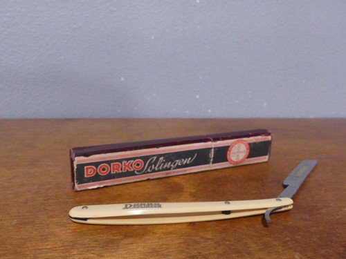 Rasoio dritto vintage - , dorko