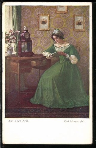 Cartolina artistica karl maria - cartolina,
