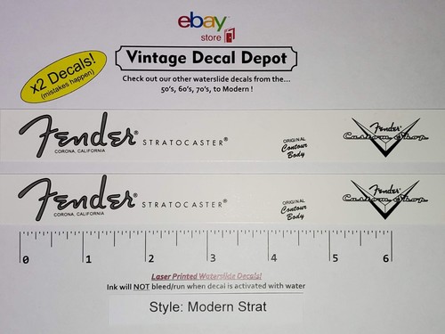 Decalcomanie fender strat - fender,