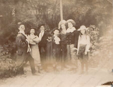 Ritratto di famiglia costume carnevale pirati Fotografia albumina