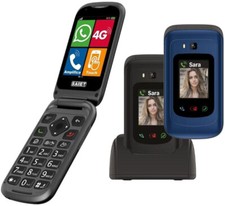 Telefono cellulare per anziani a CONCHIGLIA telefonino flip 4g tasti grandi sos