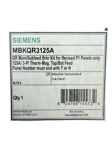 Siemens mbkqr3125a kit - kit, di