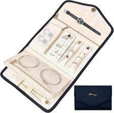 Gioielli Rotolo Portagioie Organizzatore Porta Gioielli Donna Da Viaggio per Ore